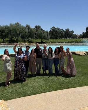 The San Luis Oral Surgery team at a practice gathering on the Central Coast